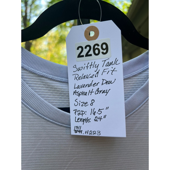 Lululemon Swiftly Tank
Relaxed Fit Lavender Dew
Asphalt Gray Size 8 - Picture 9 of 9